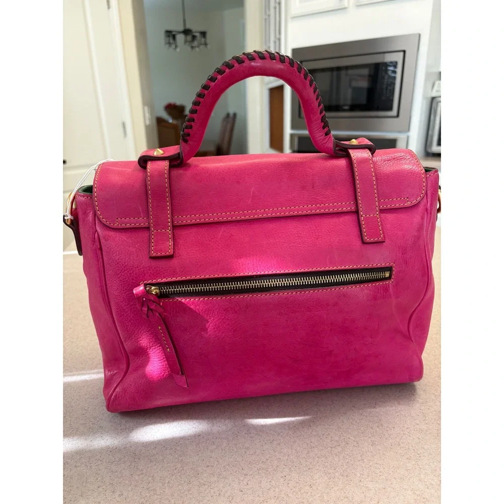 Dooney & Bourke‎ Florentine Satchel Hot Pink Leather Crossbody